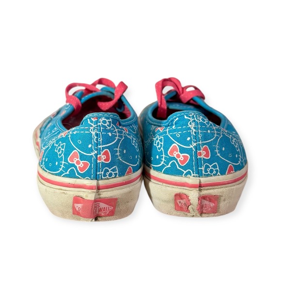 Vans x Hello Kitty Authentic Low Top Sneakers in Blue and Pink Size‎ 7 Women - Picture 4 of 7